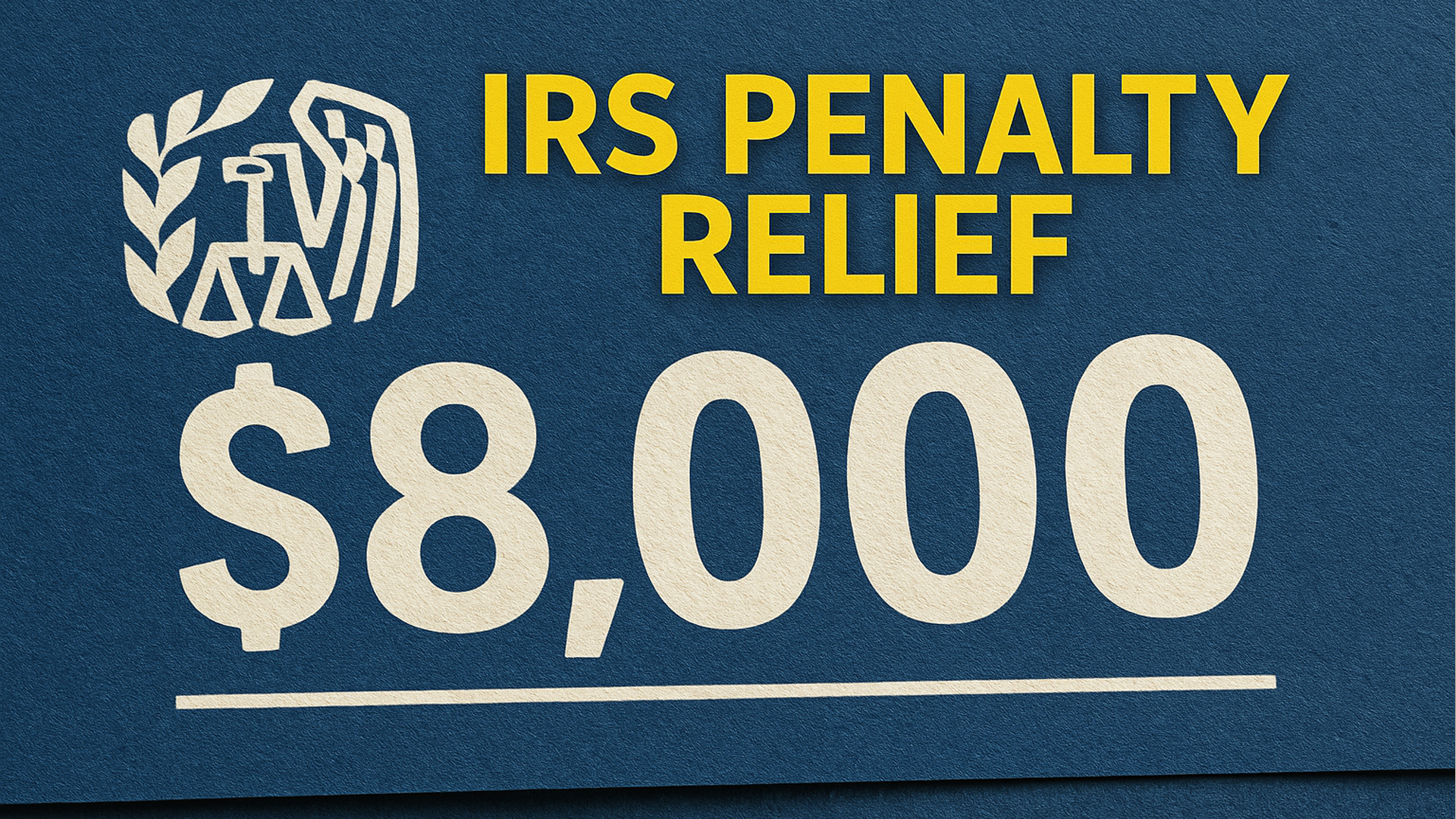 IRS Penalty Relief: 3 Steps to Recover $8,000 Instantly